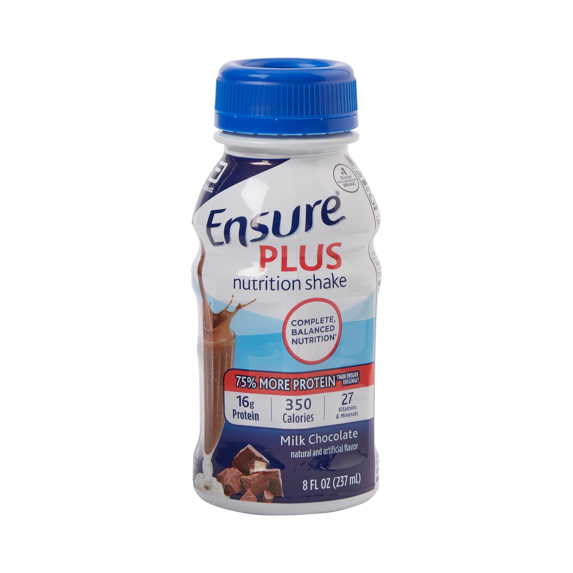 Ensure Plus Nutrition Shake Milk Chocolate Flavor by Abbott, 8 oz Bottle