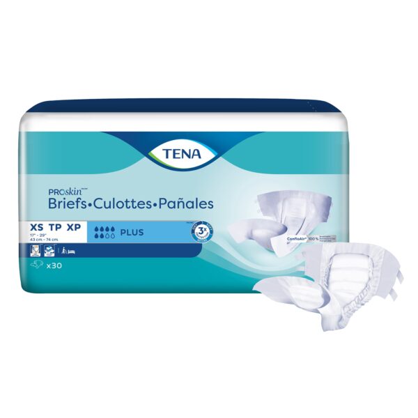 TENA ProSkin Plus X-Small Unisex Disposable Incontinence Brief * Moderate Absorbency