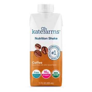 Kate Farms Nutrition Shake Coffee Flavor Liquid - 11 oz. Carton