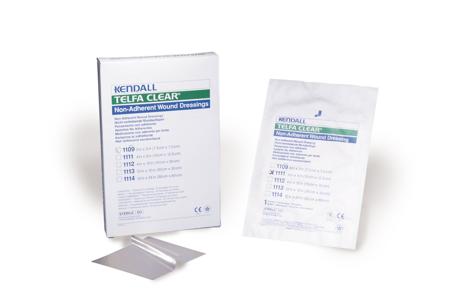 Telfa* Clear Non-Adherent Dressing Part Number 1111 * 4 x 5 Inch Sterile Pack