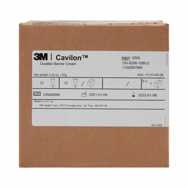 3M Cavilon Skin Protectant Unscented Cream 3.25 oz Tube - CHG Compatible Barrier Solution - Image 4