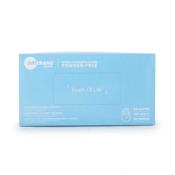 Touch of Life Extra Large Black Nitrile Exam Gloves * Textured Fingertips, Chemo Tested - Image 2