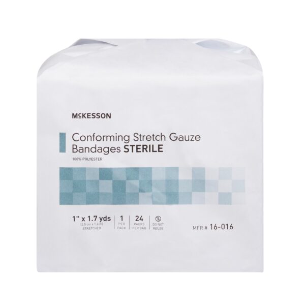 McKesson Conforming Bandage 1 Inch x 1 3/4 Yard, Sterile, Part Number 16-016 - Image 4