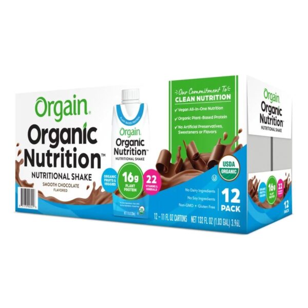 Oral Supplement Organic Nutrition Vegan Smooth Chocolate Flavor Liquid 11 oz. by Brand 851770003216 - Image 4