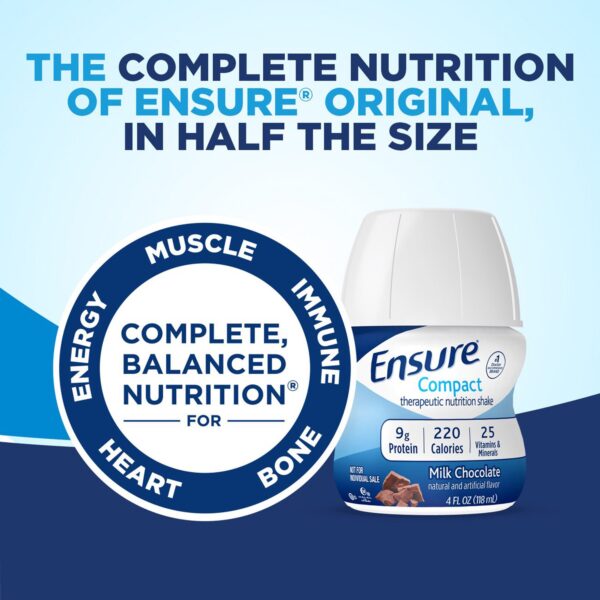 Ensure Compact Therapeutic Nutrition Shake Milk Chocolate Flavor by Abbott, Part Number 64362 - Image 3