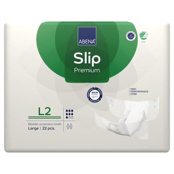 Abena Slip Premium L2 Large Unisex Adult Incontinence Brief - Heavy Absorbency, 3,100 mL - Image 5