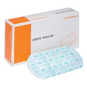 OpSite Post Op Transparent Film Dressing with Absorbent Pad * 10 x 4 Inches, 3-Tab Delivery Rectangle Sterile by Smith & Nephew