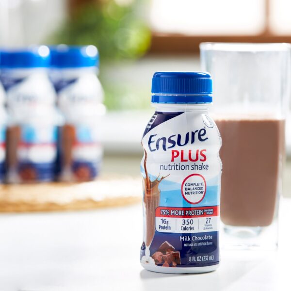 Ensure Plus Nutrition Shake Milk Chocolate Flavor * 8 oz. Liquid Bottle by Abbott (Part No. 57266) - Image 7