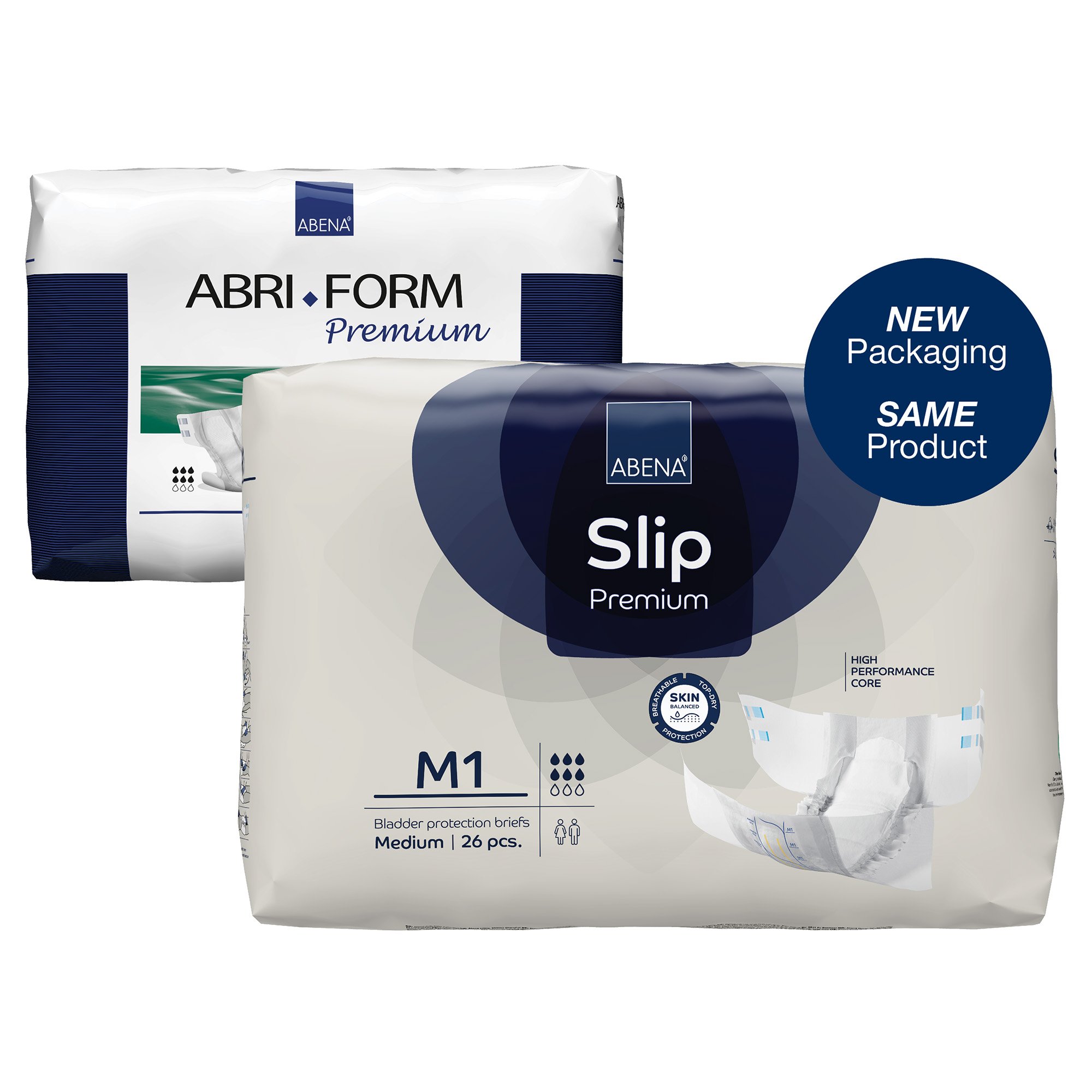 Abri-Form Premium M1 Medium Unisex Adult Incontinence Brief by Attends, Part No. 43061