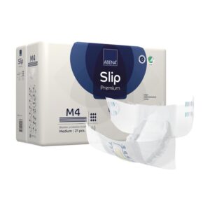 Abena Slip Premium M4 Unisex Adult Incontinence Brief - Heavy Absorbency, Medium Size