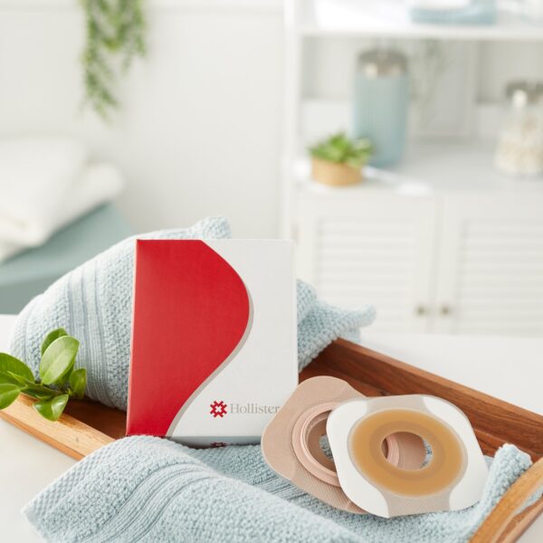 New Image Flextend Precut Ostomy Barrier with 2? Inch Flange - Extended Wear Hydrocolloid Adhesive Tape - Image 4