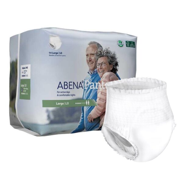 Abena Pants Part 1117086 - Unisex Adult Absorbent Underwear with Moderate Absorbency, Large Size - Image 2
