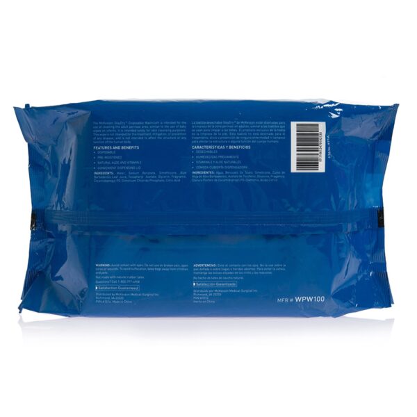 StayDry Personal Cleansing Wipes by WPW100 * 100 Count Soft Pack with Aloe & Vitamin E - Image 5