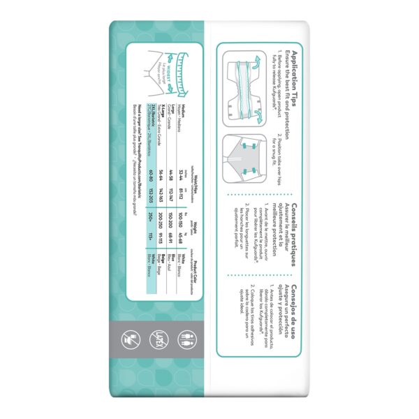 Tranquility Essential 2X-Large Disposable Heavy Absorbency Unisex Incontinence Brief (Part Number 2748) - Image 4