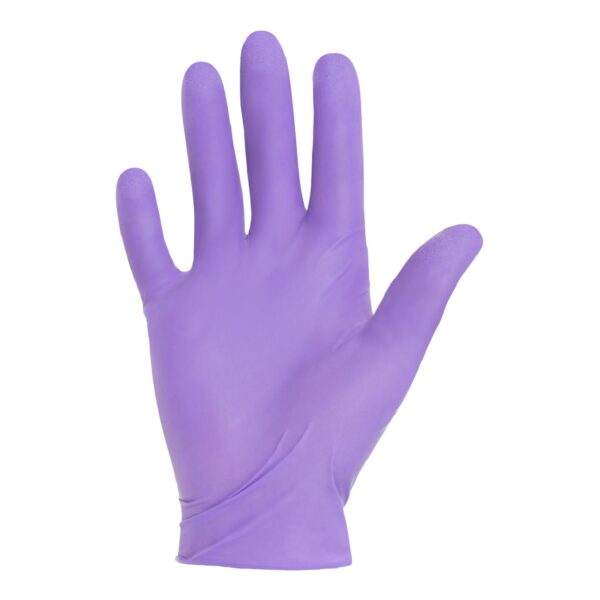 Halyard Purple Nitrile-Xtra Exam Gloves, X-Small, 12-Inch Extended Cuff with Textured Fingertips - Part Number 14259 - Image 3
