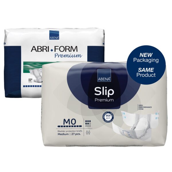 Abena Slip Premium M0 Medium Unisex Adult Incontinence Brief - Heavy Absorbency, 50 oz Capacity - Image 2