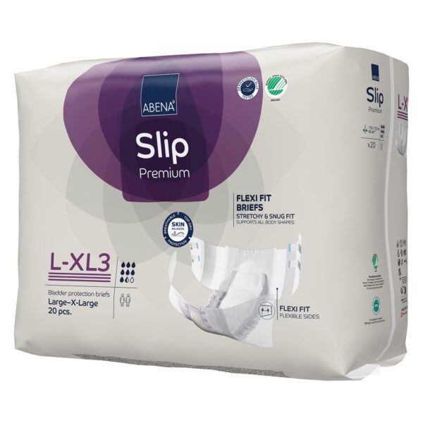 Abena Slip Flexi Fit Large / X-Large Disposable Incontinence Brief - Heavy Absorbency, 3,200 mL Capacity - Image 4