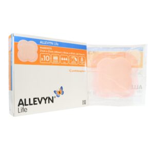Allevyn Life Foam Dressing 8.25 x 8.25 Inches with Border Film Backing by Smith & Nephew (Part 834488)
