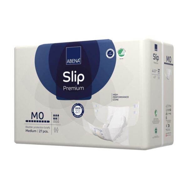 Abena Slip Premium M0 Unisex Adult Incontinence Brief - Medium Disposable Heavy Absorbency - Image 4