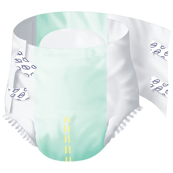 TENA Small Unisex Adult Incontinence Brief - Moderate Absorbency, Disposable, Model 66100 - Image 3