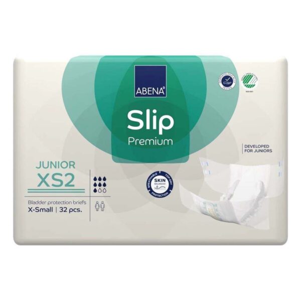 Abena Slip Premium Junior XS2 Unisex Youth Incontinence Brief - Heavy Absorbency, Latex-Free, 50 oz Capacity - Image 3