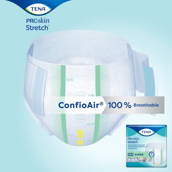 TENA ProSkin Stretch Super Medium Adult Incontinence Brief Part #67902 by TENA - Image 8