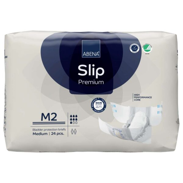 Abena Slip Premium M2 Medium Unisex Adult Incontinence Brief - Heavy Absorbency, 2,600 mL - Image 5