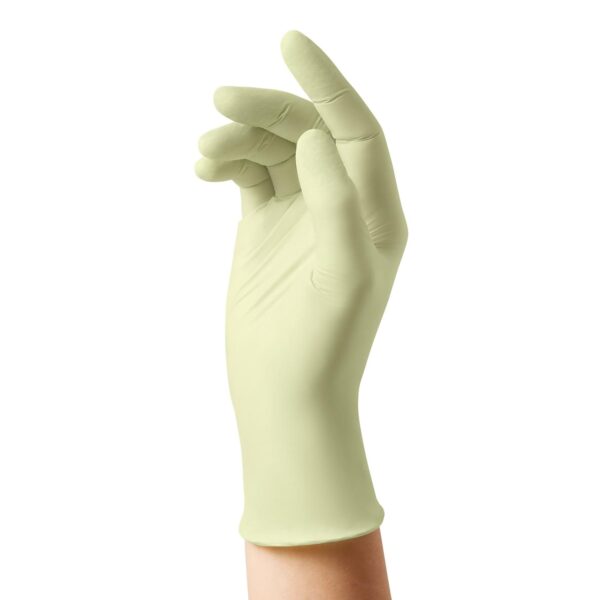 OATEX Exam Glove Restore Touch Medium NonSterile Nitrile Chemo Tested - Green, Standard Cuff, Textured Fingertips - Image 5