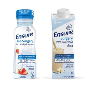 Ensure Pre-Surgery and Surgery Immunonutrition Bundle - Strawberry & Vanilla Flavors, 8 oz. and 10 oz. Bottles by Ensure, Part Number 67655