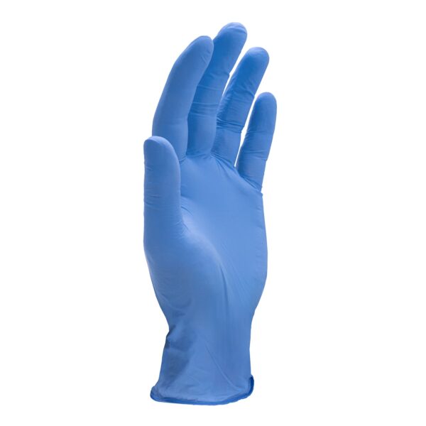 CareStock X-Large Non-Sterile Nitrile Exam Gloves with Textured Fingertips - Blue, Chemo Tested - Image 7