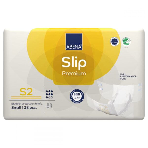 Abena Slip Premium S2 Small Unisex Adult Incontinence Brief with Heavy Absorbency - Image 3