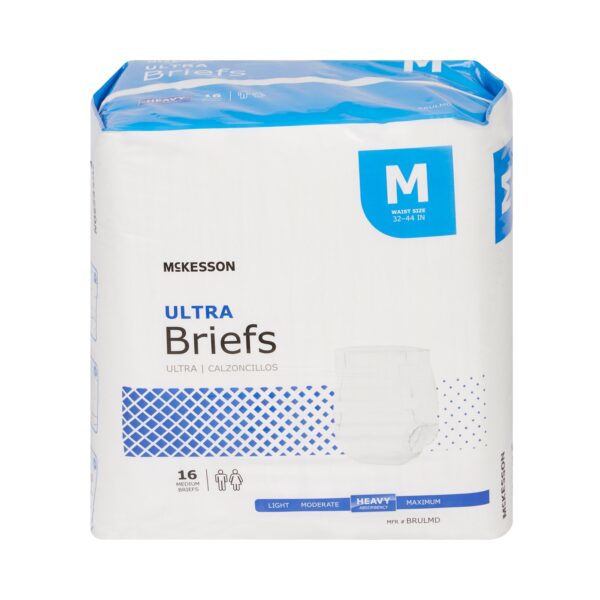 McKesson Ultra Medium Unisex Adult Incontinence Brief - Heavy Absorbency, Disposable - Image 6