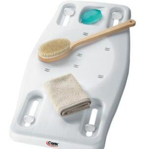 Carex FGB21701 0000 Portable Bath and Shower Bench with Contoured Seat, 31-Inch Width