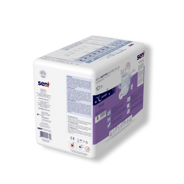 Seni Active Super Plus Unisex Adult Absorbent Underwear - Small, Heavy Incontinence Protection - Image 5