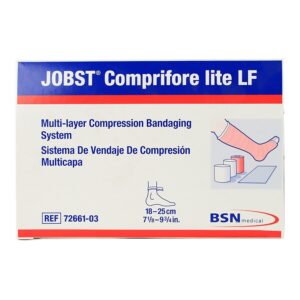 JOBST Comprifore Lite LF 3-Layer Compression Bandage System - Tan/White, 40 mmHg, by Jobst (Part #7266103)