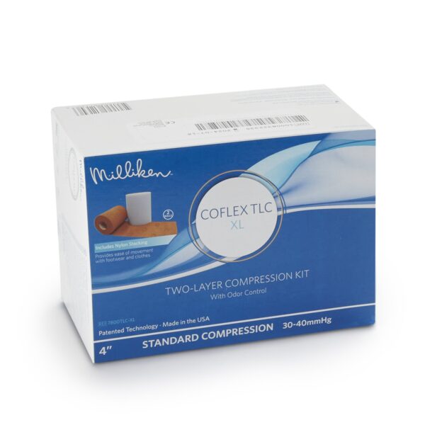 CoFlex TLC XL Two-Layer Compression Bandage System by 3M with Indicators, 4 Inch x 5-2/5 Yards & 4 Inch x 7 Yards, Tan, Non-Sterile - Image 2