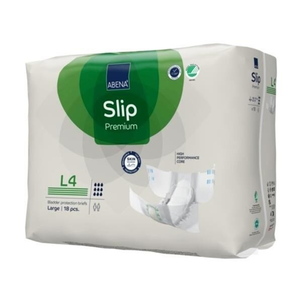 Abena Slip Premium L4 Large Unisex Adult Incontinence Brief with 4,000 mL Absorbency - Image 4