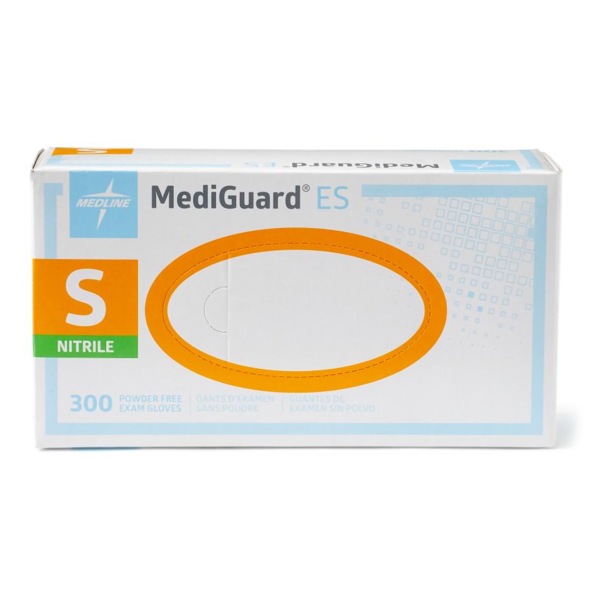 MediGuard MG3001 Small Nitrile Exam Gloves by Brand * Textured Fingertips, Blue, Non-Sterile