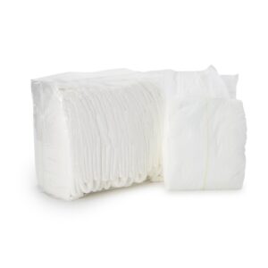 Wings Plus Medium Unisex Adult Incontinence Brief - Heavy Absorbency, Adjustable Fit