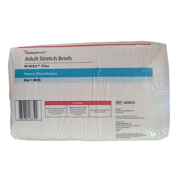 Prevail Unisex Adult Incontinence Briefs Plus Size 1 with Heavy Absorbency - Part Number 66063S - Image 6