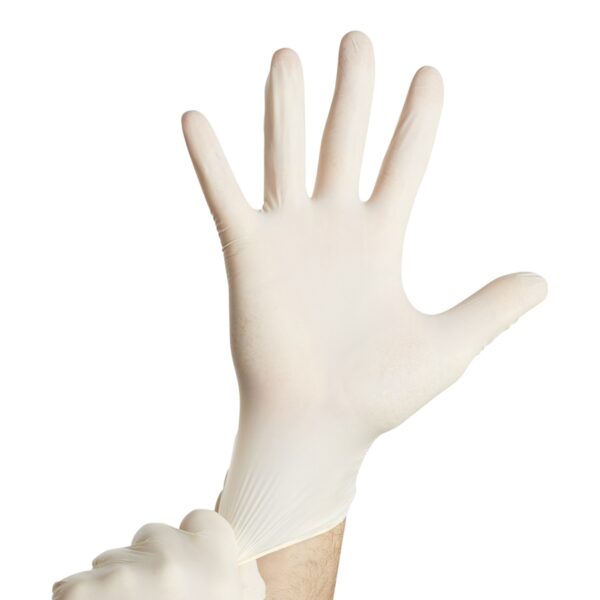 Trilon 2000 PF Exam Gloves - X-Large Non-Sterile Stretch Vinyl with Smooth Finish and Standard Cuff by Brand 25-990 - Image 3
