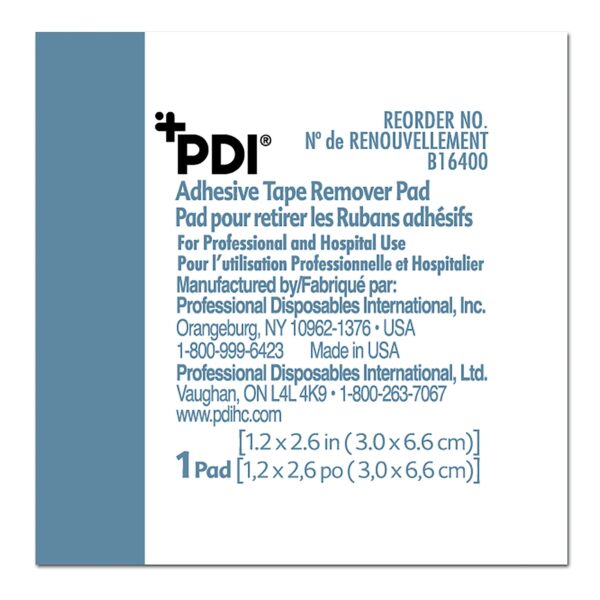PDI Adhesive Remover Wipe - Gentle & Effective for Medical Use, 100 Count - Image 3