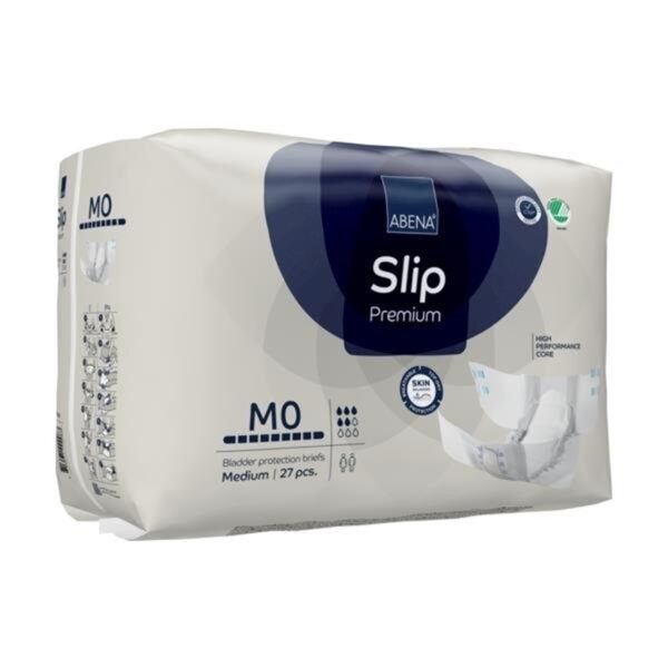 Abena Slip Premium M0 Medium Unisex Adult Incontinence Brief - Heavy Absorbency, 50 oz Capacity - Image 3
