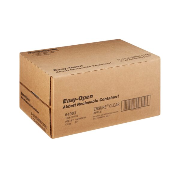 Ensure Clear Therapeutic Nutrition Apple Flavor Liquid 8 oz. Reclosable Carton by Abbott - Part Number 64903 - Image 5