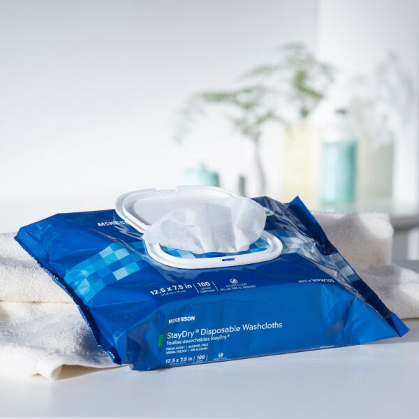 StayDry Personal Cleansing Wipes by WPW100 * 100 Count Soft Pack with Aloe & Vitamin E - Image 7