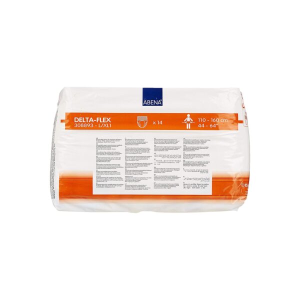Abena Delta-Flex XL1 Unisex Adult Absorbent Underwear - Large / X-Large Disposable Moderate Absorbency - Image 3