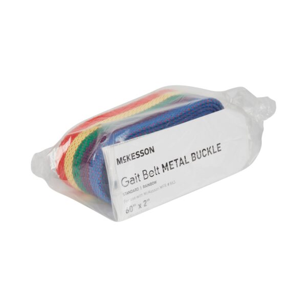 McKesson Gait Belt with Rainbow Pattern, 60 Inch Length, Polyester, Part Number 863 - Image 2