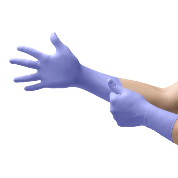 Supreno EC X-Large Nitrile Exam Gloves with Extended Cuff - Blue, Chemo and Fentanyl Tested - Image 3