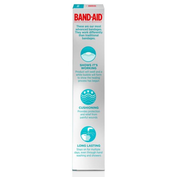 Band-Aid Hydro Seal Waterproof Adhesive Bandages * 1.1 x 2.1 Inch Hydrocolloid Gel Oval Tan Sterile, Ideal for All Body Parts - Image 3