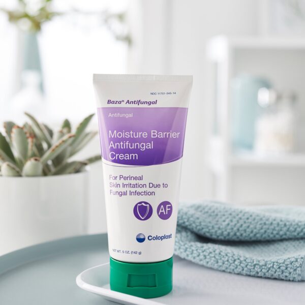 Baza Skin Protectant Antifungal Cream * 5 oz Tube, CHG Compatible, Scented Formula - Image 3